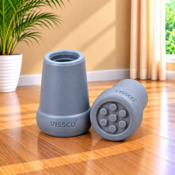 Vissco Rubber Tips/Shoes For Crutches (Single Piece)