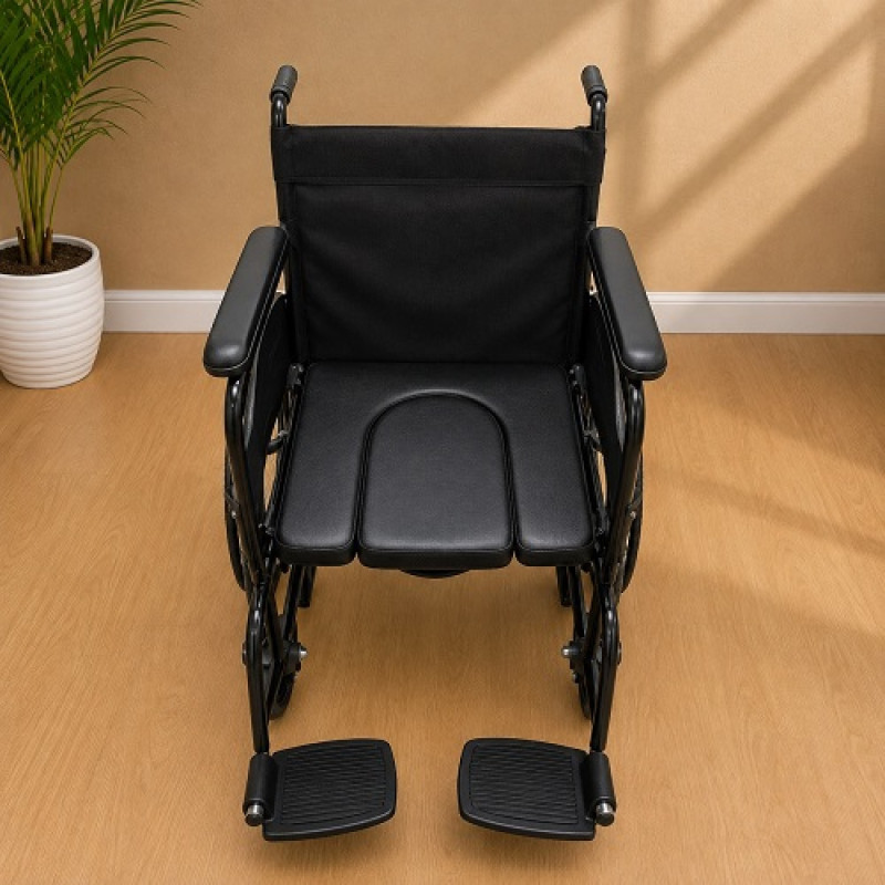 Mobility Wheelchair commode wheelchair u-cut single sheet