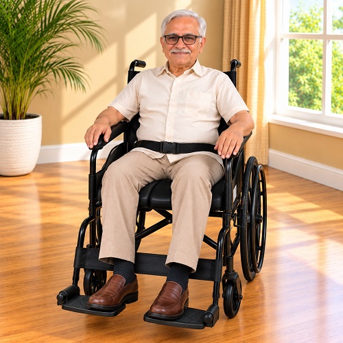 Mobility Wheelchair commode wheelchair u-cut single sheet