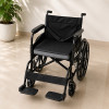Premium Folding Powder Coated Commode Wheelchair With Safety Belt