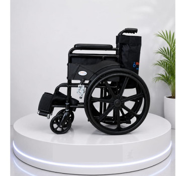Premium Wheelchair Powder Coated Mag Wheel With Safety Belt