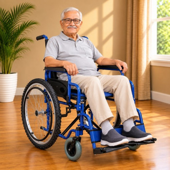 Heavy Duty Deluxe Wheelchair